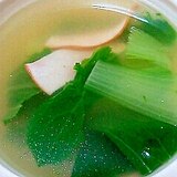 シンプル☆チンゲン菜とハムのスープ